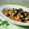 Huhn mit Curry & Kokosraspel